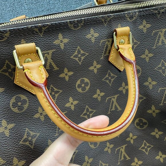 Louis Vuitton Speedy 35 Brown Monogram Canvas Tote 699-062425 - Picture 9 of 16